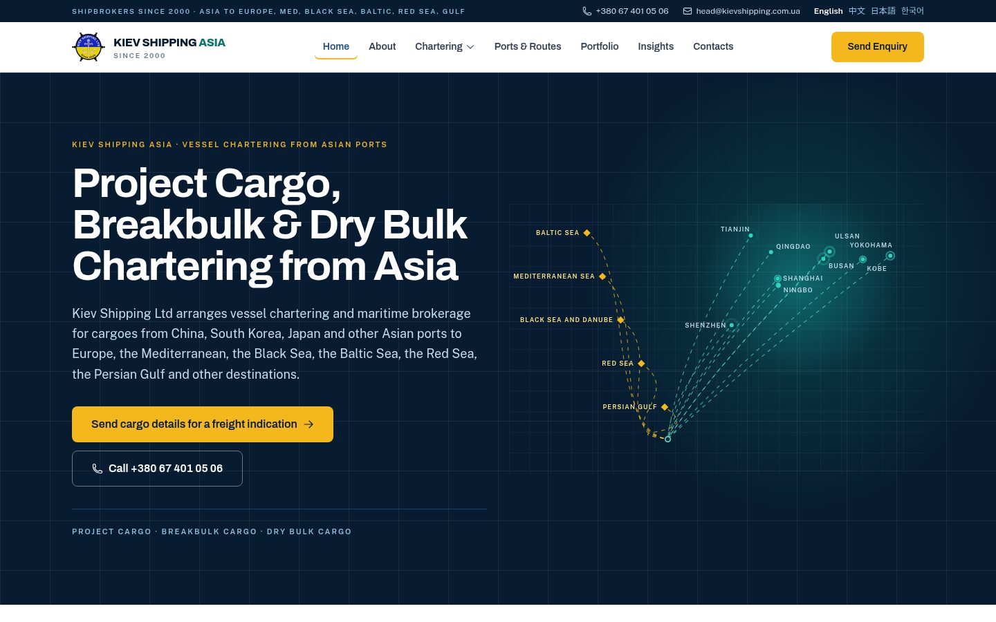 Kiev Shipping — Asia